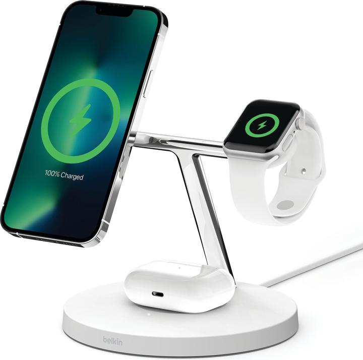 Belkin BoostCharge Pro 3-in-1 Ladegerät mit MagSafe (15 W)