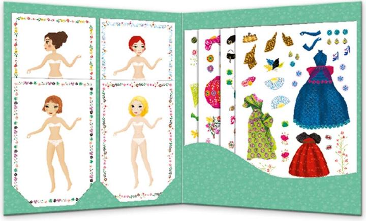 Actual product image Djeco Stickers & Dolls Top Model