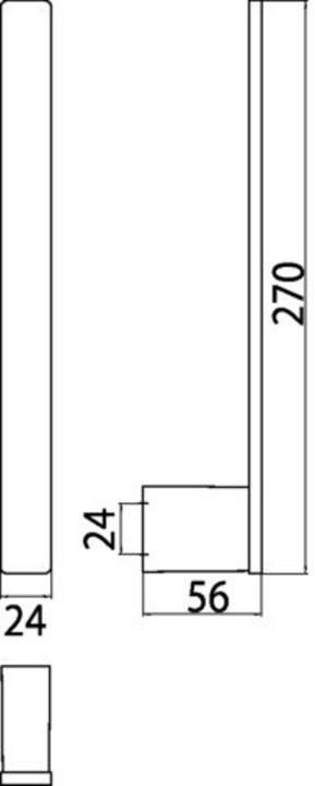 Immagine prodotto Emco Porta rotolo di carta di ricambio Loft cromo 050500102