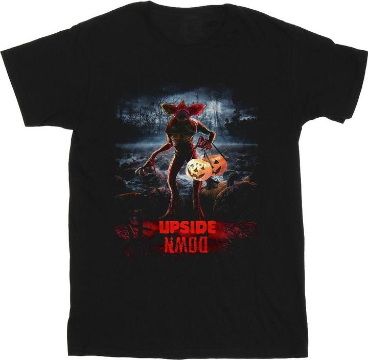 Immagine prodotto Netflix Stranger Things Pumpkin Upside Down Maglietta Uomo (4XL)