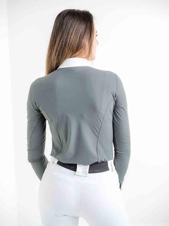 Image du produit Le Sabotier polo d'équitation de concours manche longues alba (40)