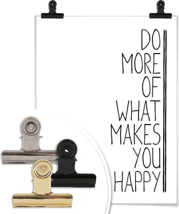 Produktbild Trenddeko Do more of what makes you happy (50 x 60 cm)