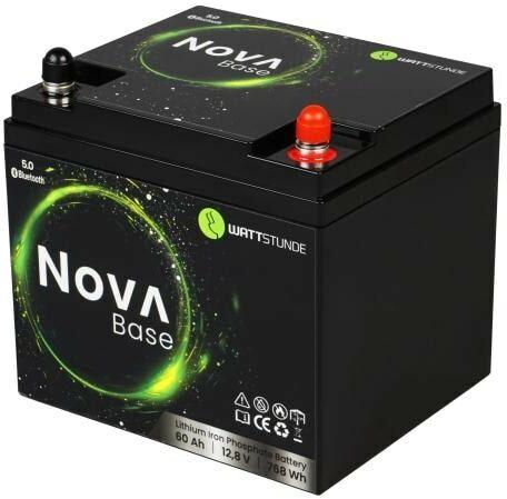 Actual product image Wattstunde Batterie NOVA Base 60 Ah LiFePO4 (12.80 V, 60 Ah)