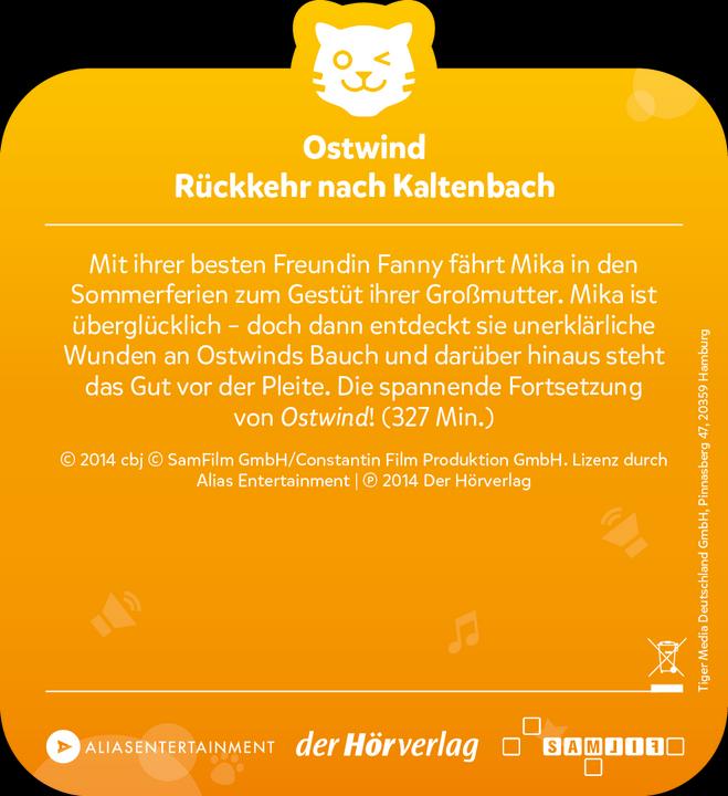 Produktbild Tigermedia Tigercard Ostwind 2: Rückkehr nach Kaltenbach (Deutsch)