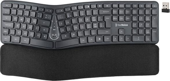 Produktbild FreeVoice Kabellose Ergonomische Tastatur (CH) (CH, Kabellos)