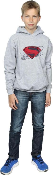 Actual product image Boys Justice League Movie Superman Logo Hoodie (152, 158)