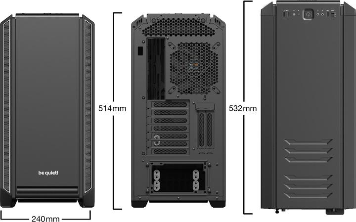 Produktbild be quiet! Silent Base 601 (ATX, mATX, Mini-ITX, E-ATX)