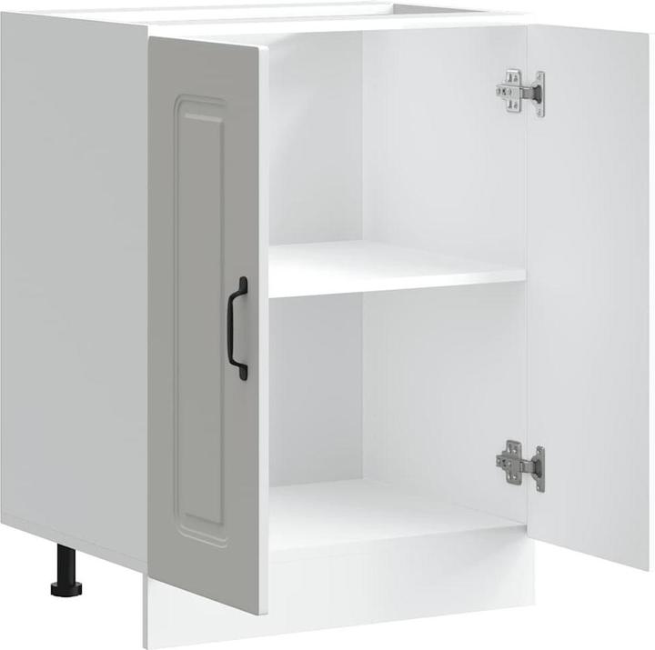 Produktbild VidaXL Küchen-Hängeschrank Kalmar Weiss Holzwerkstoff Wandschrank Küche (30 x 31 x 60 cm)