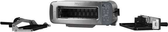 Image du produit Ninja 3-in-1 Multifunctionele Toaster, Grillplaat en Panini Maker - 7 Roosterstanden - RVS - ST202EU