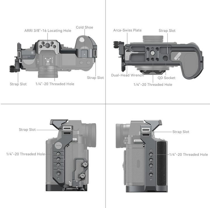 Actual product image SmallRig Cage for Leica SL3, detail colour: black (Cage)