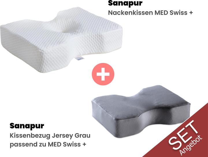 Produktbild Sanapur Med Swiss+ inkl. Jersey Grau (50 x 36 x 11.5 cm)