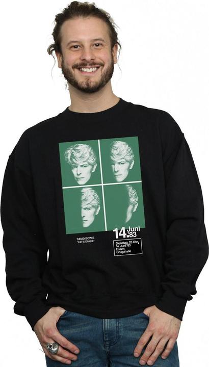 Produktbild David Bowie 1983 Concert Poster Sweatshirt (M)