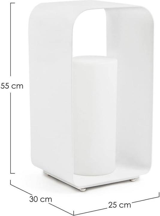 Actual product image Bizzotto LED Floor Light Ridley white 45