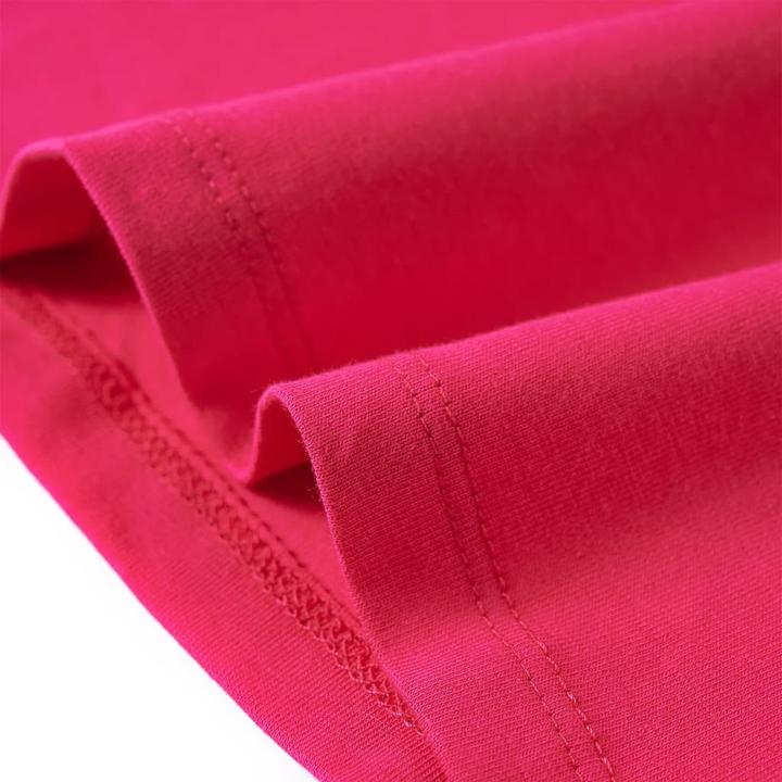Actual product image VidaXL Children's long-sleeved shirt bright pink 104,Material: 95% cotton (104)