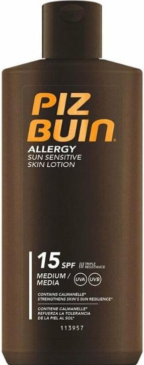 Piz Buin Allergie (Crème solaire, SPF 15, 200 ml, 150 g)