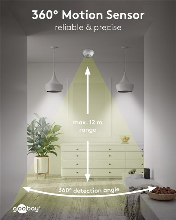 Actual product image Goobay PIR 360° up to 6m (6 m)