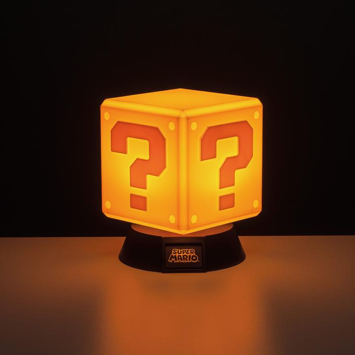 Actual product image Paladone Products Super Mario lamp question mark block
