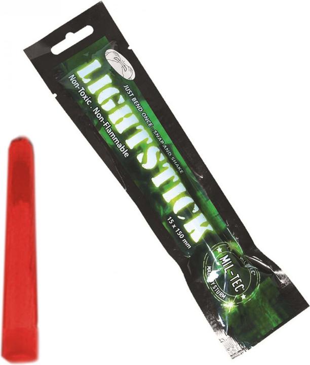 Actual product image Mil-tec Glow Stick Red 15cm