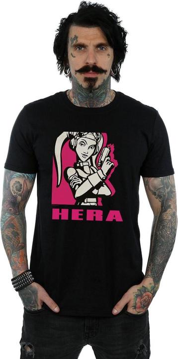 Actual product image Star Wars Mens Rebels Hera T-Shirt (XL)