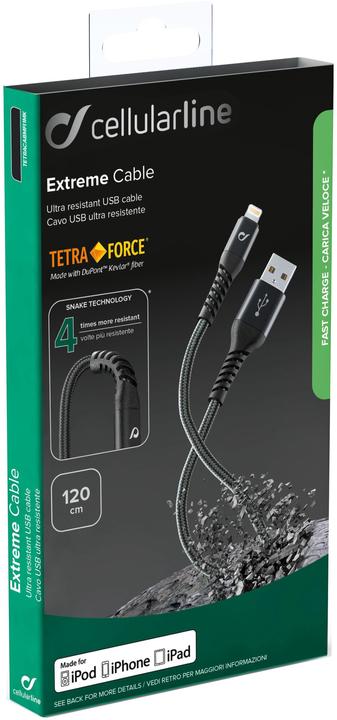 Image du produit Cellularline Câble extrême (1.20 m, USB 2.0)