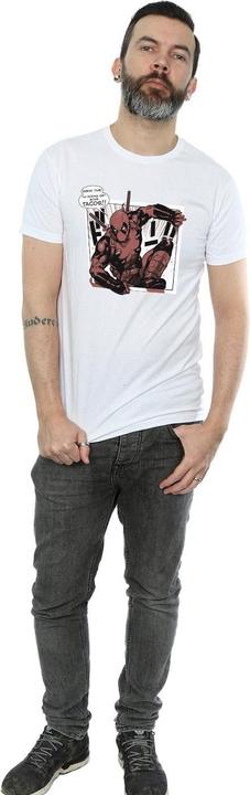 Actual product image Mens Deadpool Breaktime Tacos T-Shirt (M)