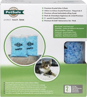 PetSafe Lettiera per gatti ai silicati Premium in confezione doppia (Profumato, 2 kg)
