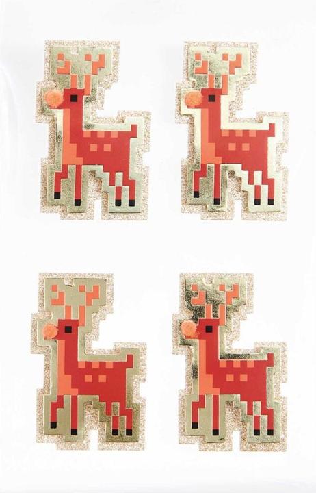 Produktbild Rico Design 3D Sticker Rentiere,Pixel.302021
