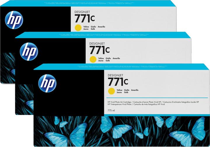 Produktbild HP Tinte Large Format yellow Orig.Nr. B6Y34A (Y)