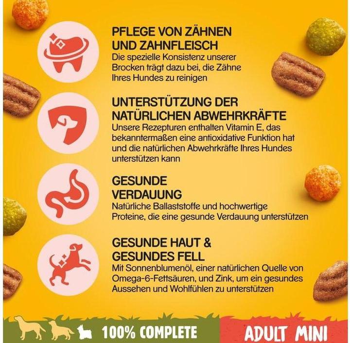 Produktbild Pedigree Trocken mit Geflügel & Gemüse (Adult, 6 Stk., 2000 g)