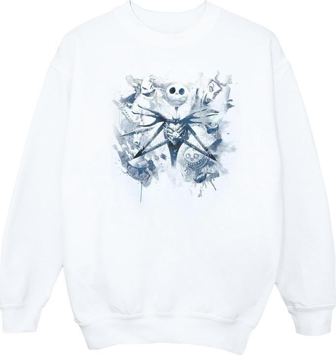 Disney Nightmare Before Christmas Paint Spray Carers Sweatshirt (XXL)