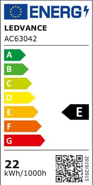 Energy Label Ledvance LED ring tube T5FC, 2GX13 (2GX13, 21.50 W, 2900 lm, E)