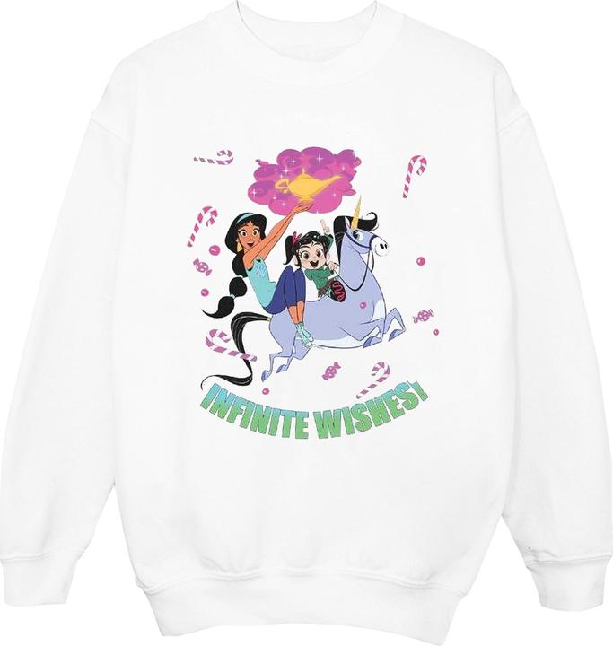 Produktbild Disney Wreck It Ralph Jasmine And Vanellope Sweatshirt Mädchen (140, 146)