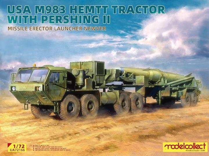 Actual product image Modelcollect USA M983 Hemtt Tractor With Pershing II Missile Erector Launcher new Ver.