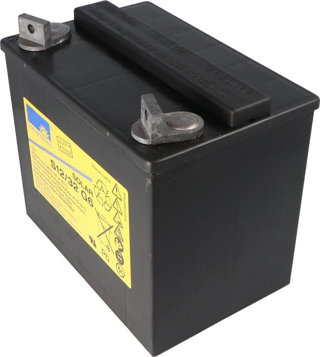 Image du produit Tadiran Sonnenschein S12/32 G6 Batterie solaire au plomb 12Volt 32Ah, raccord à vis M6 (12 V, 32 Ah)