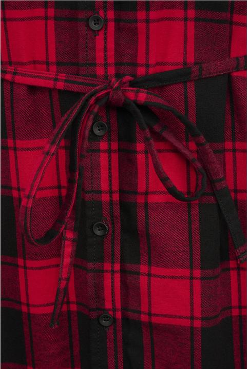 Produktbild Brandit Damen Gracey Longshirt Top Grösse 4XL Farbe Rot/Schwarz (4XL)