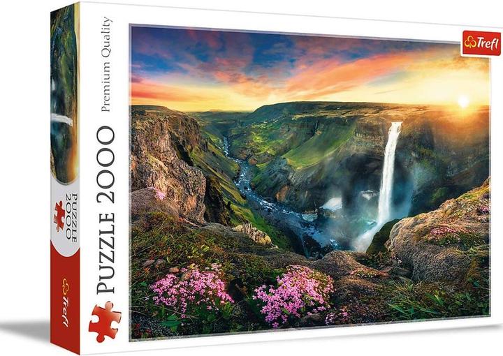 Actual product image Trefl 2000 PCS. Waterfall L Haifoss, Iceland (2000 pieces)