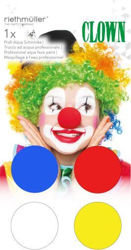 Produktbild Riethmüller Aqua Schminkset Clown