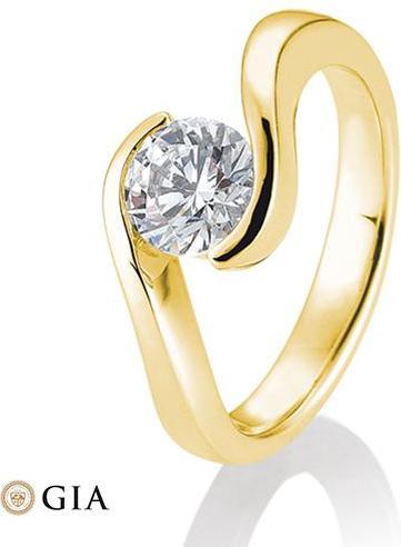 Produktbild Breuning Ring Schwung 0,80-1,50 ct. (50, 585/14 K Gold)
