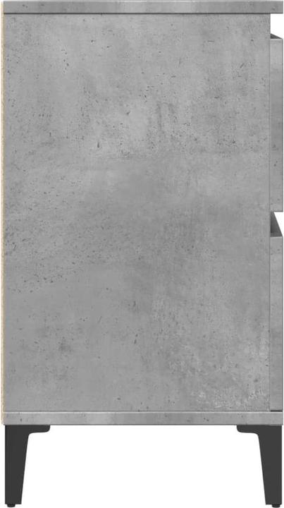 Image du produit VidaXL Waschbeckenunterschrank Unterschrank Badschrank Betongrau Holzwerkstoff (80 x 33 x 60 cm)
