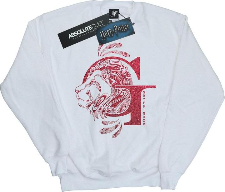 Actual product image Girls Gryffindor Glitter Sweatshirt (128)