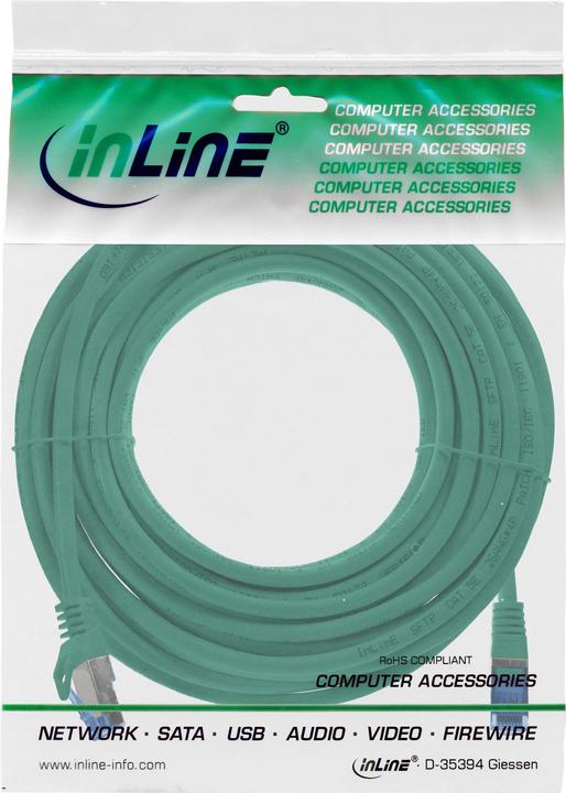 Produktbild InLine Patchkabel (S/FTP, CAT6a, 10 m)