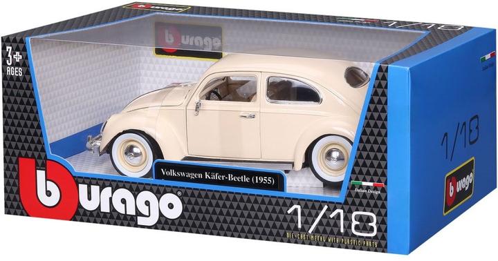 Produktbild Bburago 18-12029 1:18 VOLKSWAGEN KAFERT-BEETLE BLUE (4)