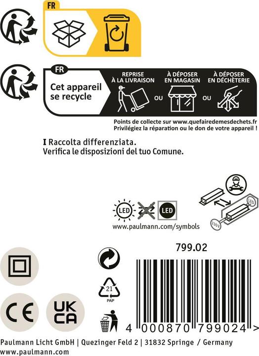 Actual product image Paulmann Lento Bluetooth (1800 lm)