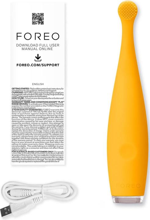 Actual product image Foreo Sonic toothbrush ISSA Baby Sunflower Yellow Squirrel (Sonic toothbrush)