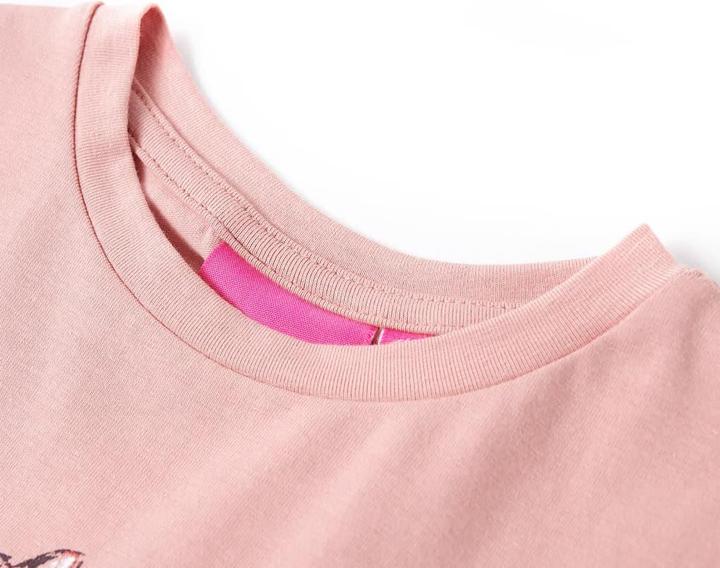 Produktbild VidaXL Kinder-Langarmshirt Rosa 128,Material: 95 % Baumwolle. 5 (128)