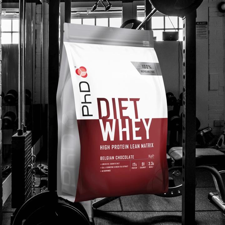 Actual product image PhD Nutrition Diet Whey (Belgian chocolate, 1 pcs., 1000 g)