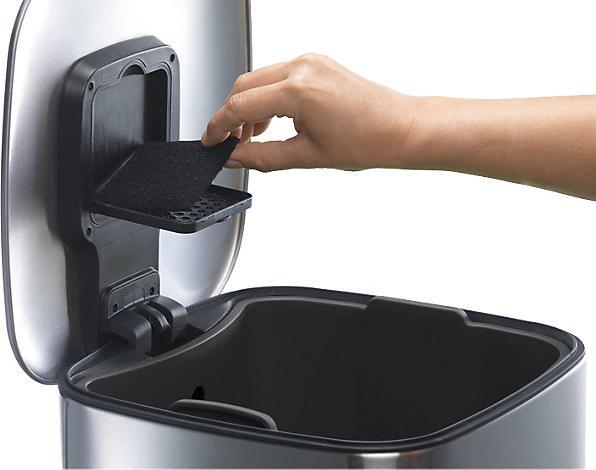 Immagine prodotto EKO Contenitore a pedale con filtro ai carboni attivi (32 l)