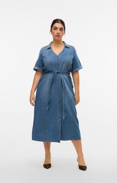 Produktbild Vero Moda VMCTRYLLA Midikleid Jeanskleid (48)