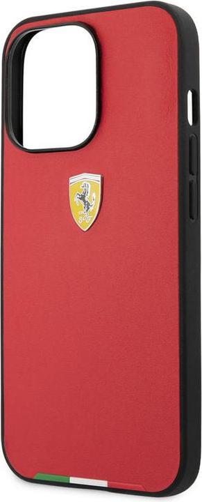 Actual product image Ferrari Case iPhone 13 Pro - Hardcase Protective Cover Italian Flag Line red No.290 (Apple iPhone 13 Pro)
