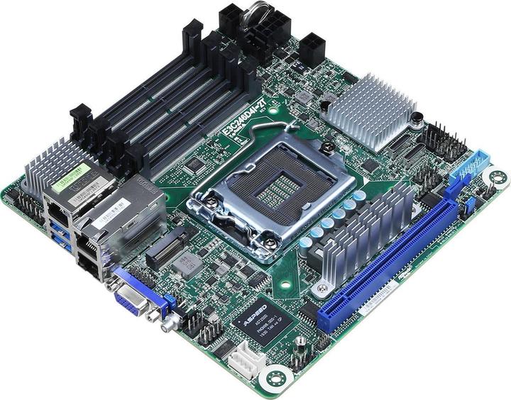 Image du produit AsRock Carte mère E3C246D4I-2T (LGA 1151, Intel C246, Mini-ITX)